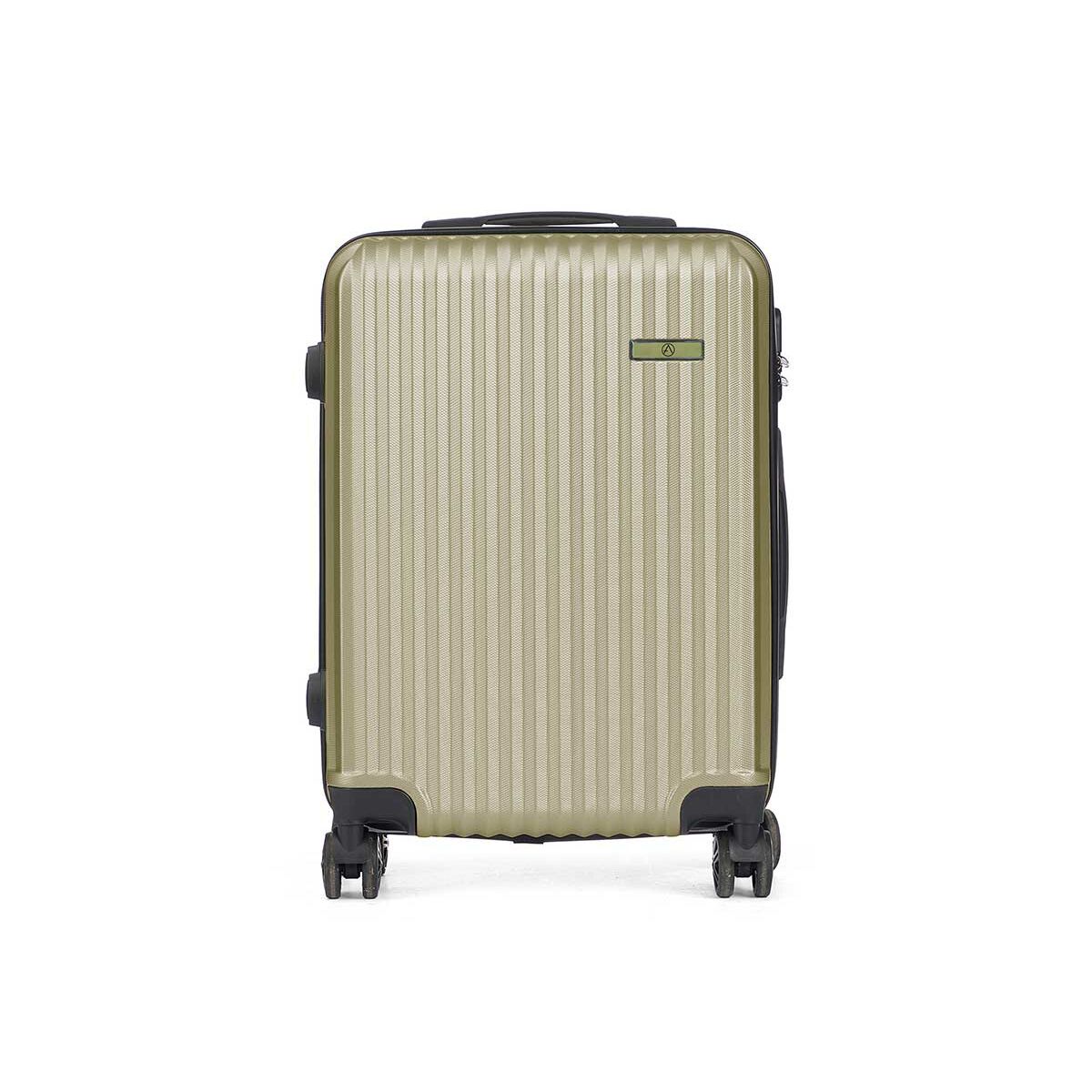 Cabin suitcase HT-017-N Green 55 x 35 x 20 cm Stripes Cabin suitcase HT-017-N Green 55 x 35 x 20 cm Stripes