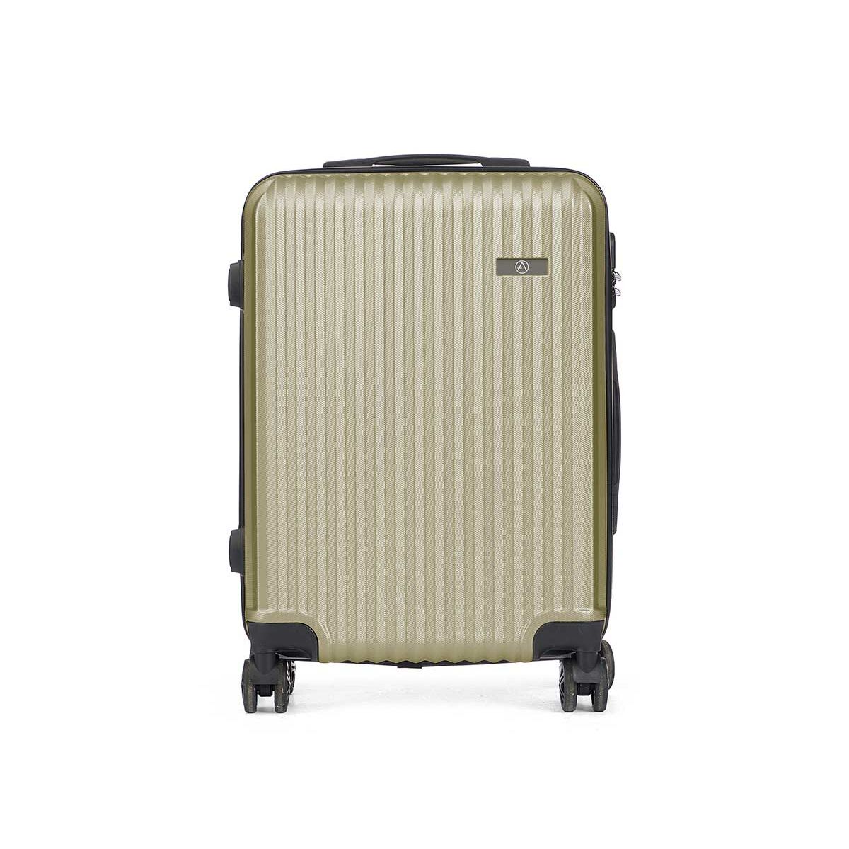 Cabin suitcase HT-017-N Green 55 x 35 x 20 cm Stripes