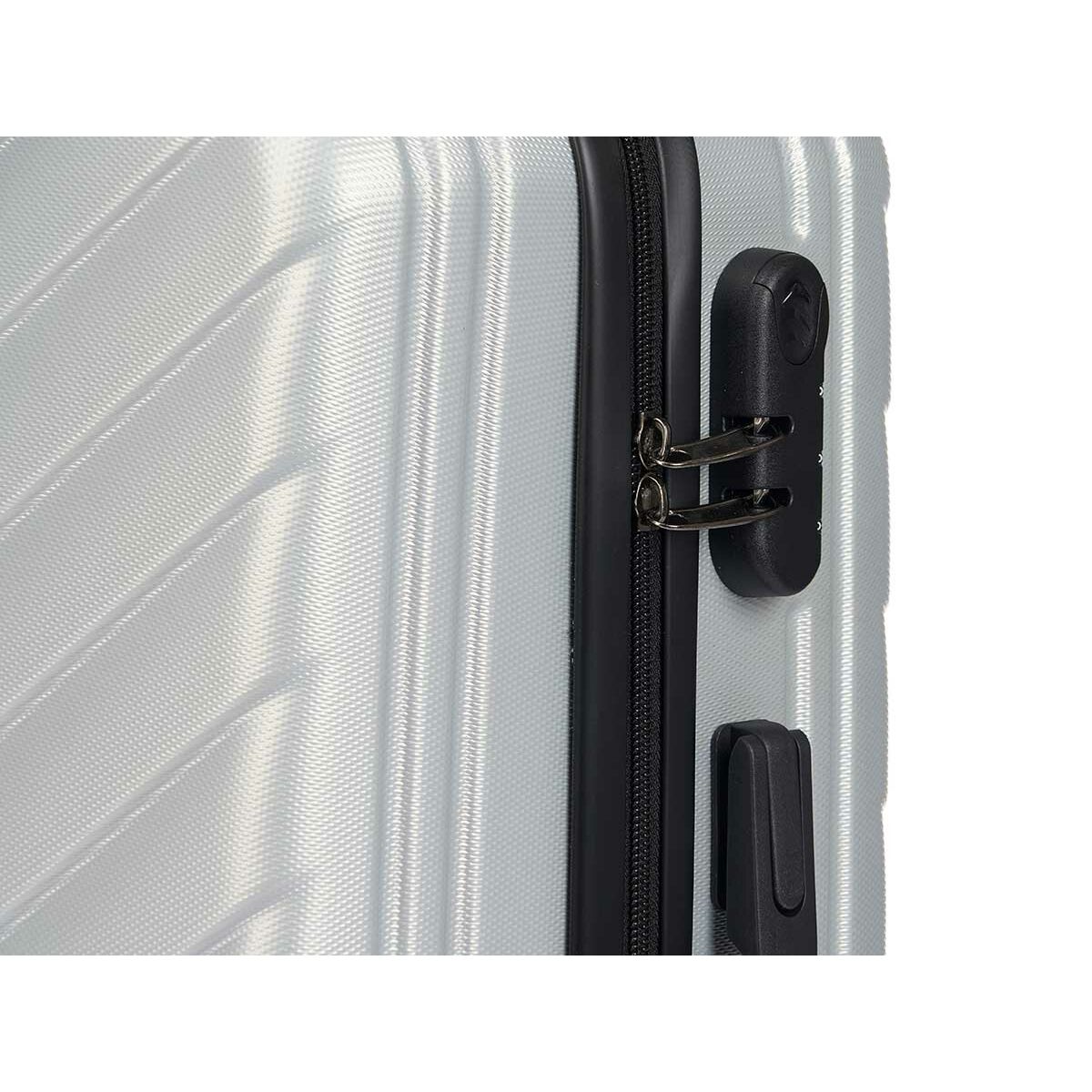 Set of suitcases Light grey 3 Pieces