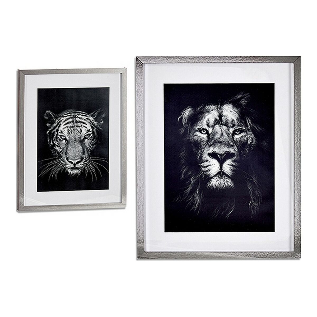 Painting Lion – Tiger (43 x 3 x 53 cm)