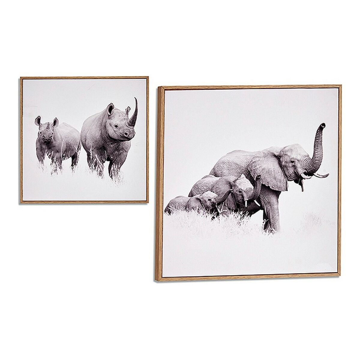 Painting With frame animals Wood Particleboard (31 x 2 x 31 cm) Painting With frame animals Wood Particleboard (31 x 2 x 31 cm)