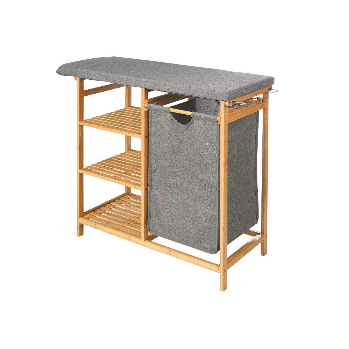 Ironing board Kipit 1443FL BAMBOO.2 Grey Cloth Bamboo Ironing board Kipit 1443FL BAMBOO.2 Grey Cloth Bamboo