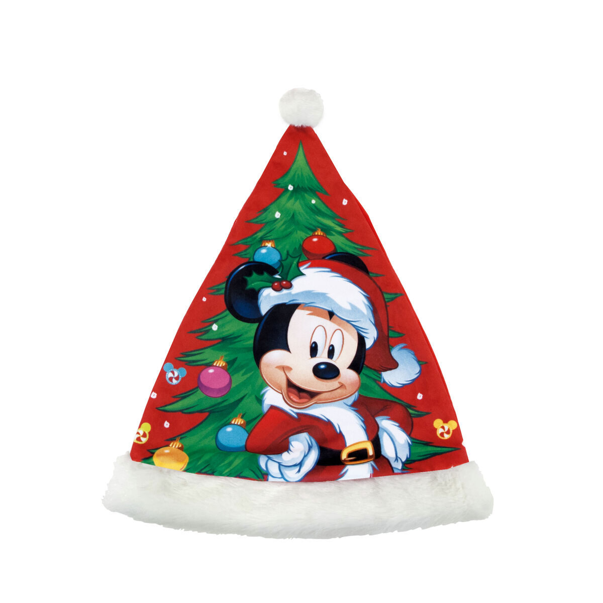 Father Christmas Hat Mickey Mouse Happy smiles Children’s 37 cm Father Christmas Hat Mickey Mouse Happy smiles Children’s 37 cm