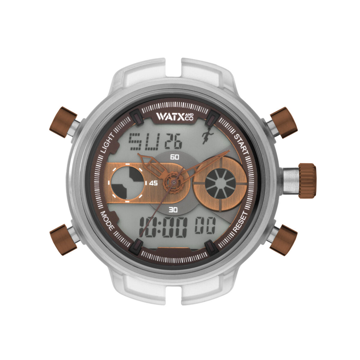 Unisex Watch Watx & Colors RWA2720 Brown ( 49 mm)