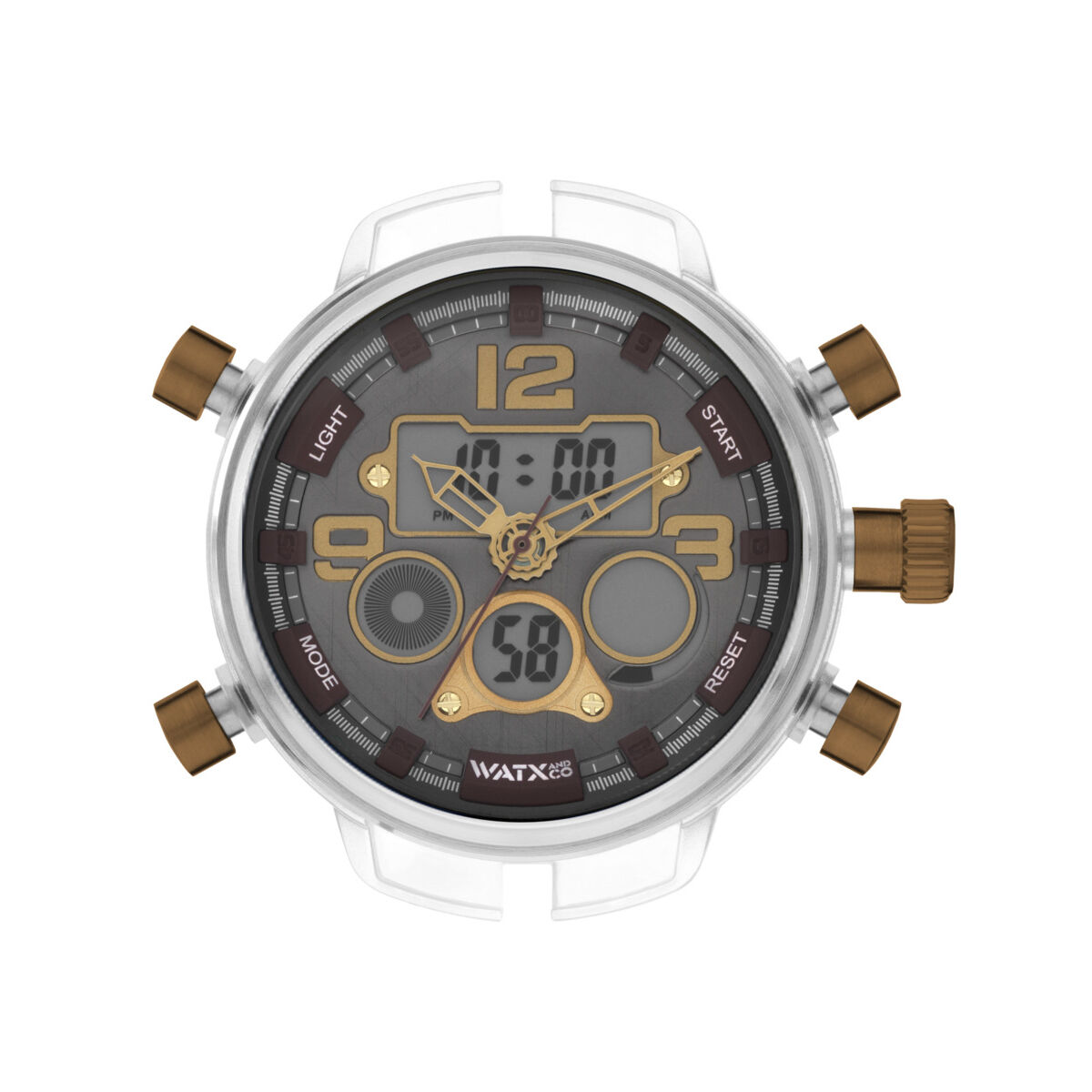 Unisex Watch Watx & Colors RWA2820 Brown ( 49 mm)