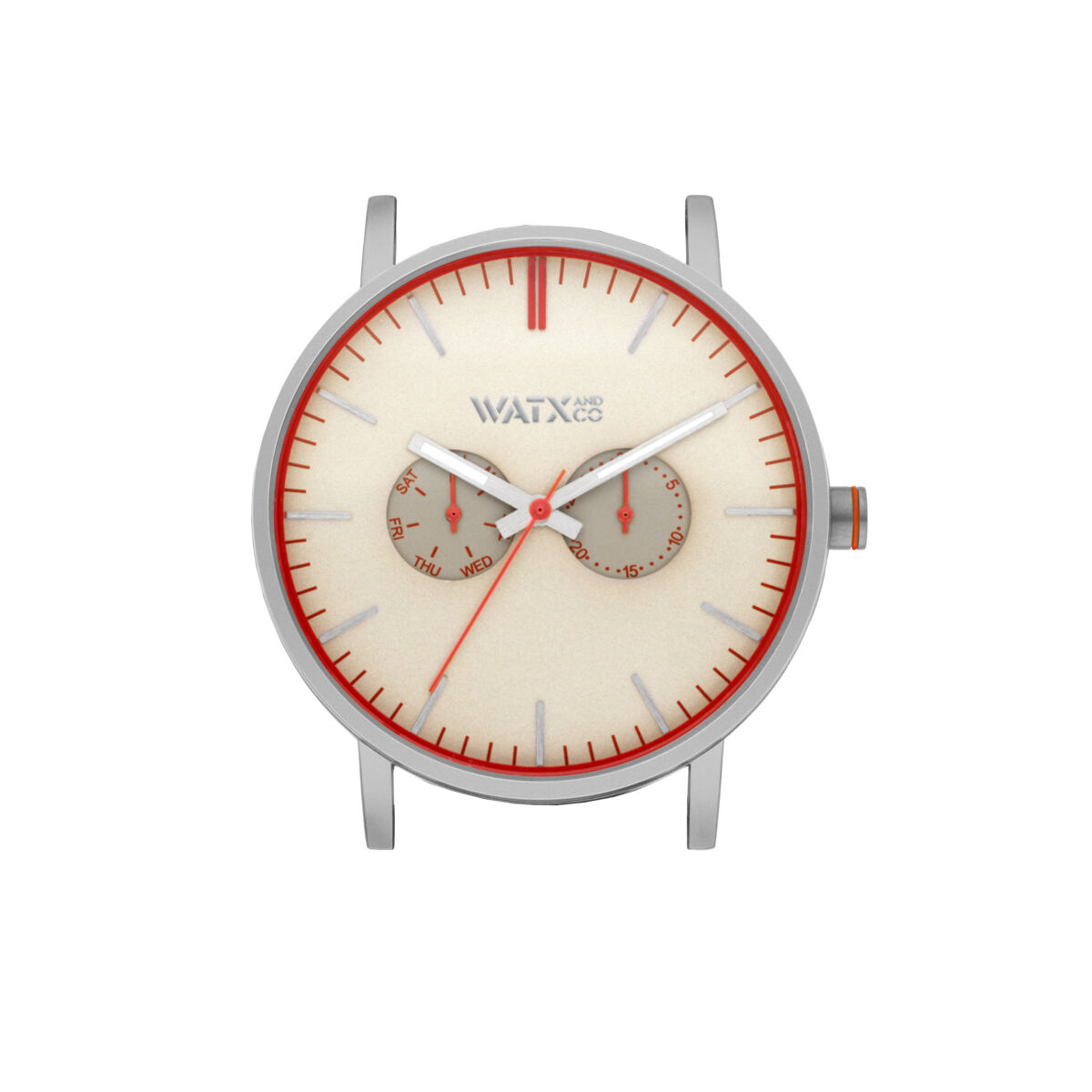 Unisex Watch Watx & Colors WXCA2711 Golden Silver ( 44 mm)