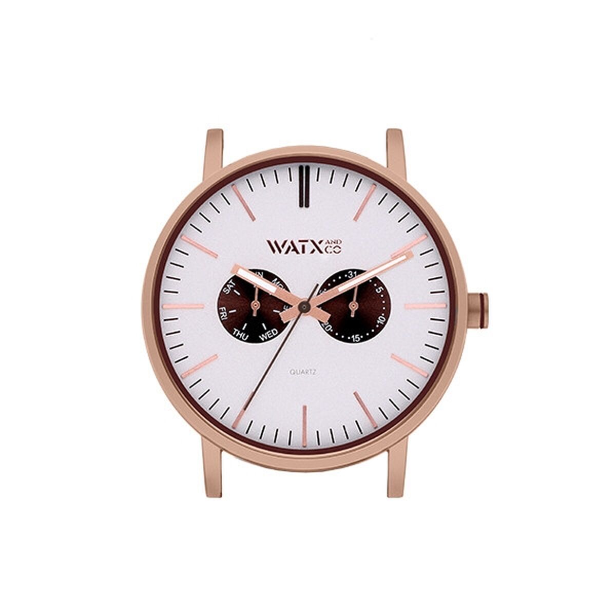 Unisex Watch Watx & Colors WXCA2735  Grey Pink Silver ( 44 mm)