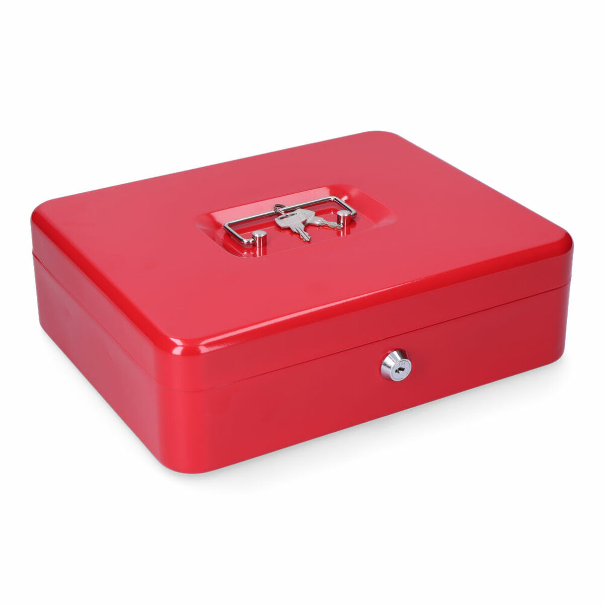 Safe-deposit box Micel CFC09 M13401 Red Steel 30 x 24 x 9 cm 300 x 240 x 90 mm Safe-deposit box Micel CFC09 M13401 Red Steel 30 x 24 x 9 cm 300 x 240 x 90 mm