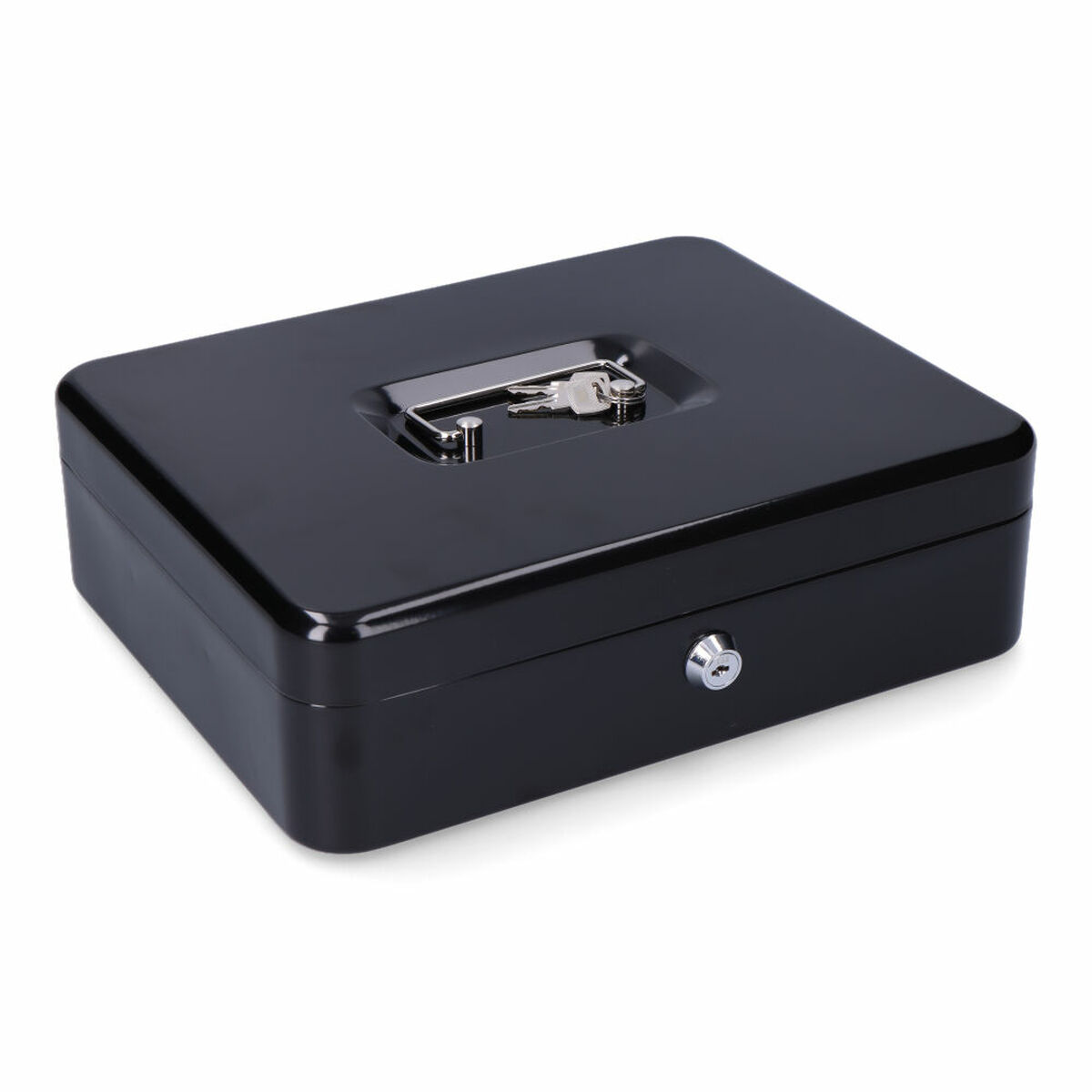 Safe-deposit box Micel CFC09 M13402 Black Steel 30 x 24 x 9 cm 300 x 240 x 90 mm Safe-deposit box Micel CFC09 M13402 Black Steel 30 x 24 x 9 cm 300 x 240 x 90 mm