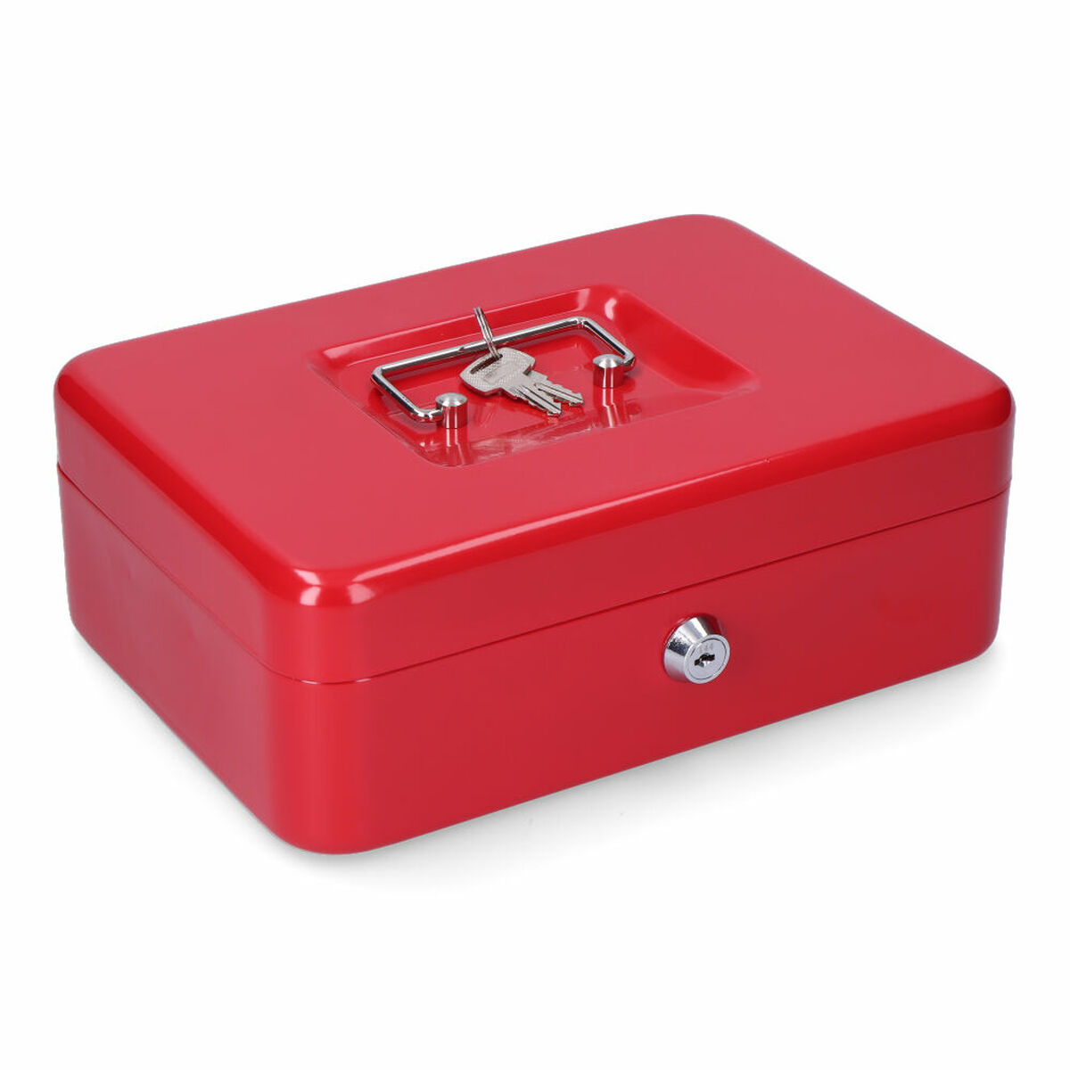 Safe-deposit box Micel CFC09 M13398 Red Steel 25 x 18 x 9 cm 250 x 180 x 90 mm Safe-deposit box Micel CFC09 M13398 Red Steel 25 x 18 x 9 cm 250 x 180 x 90 mm