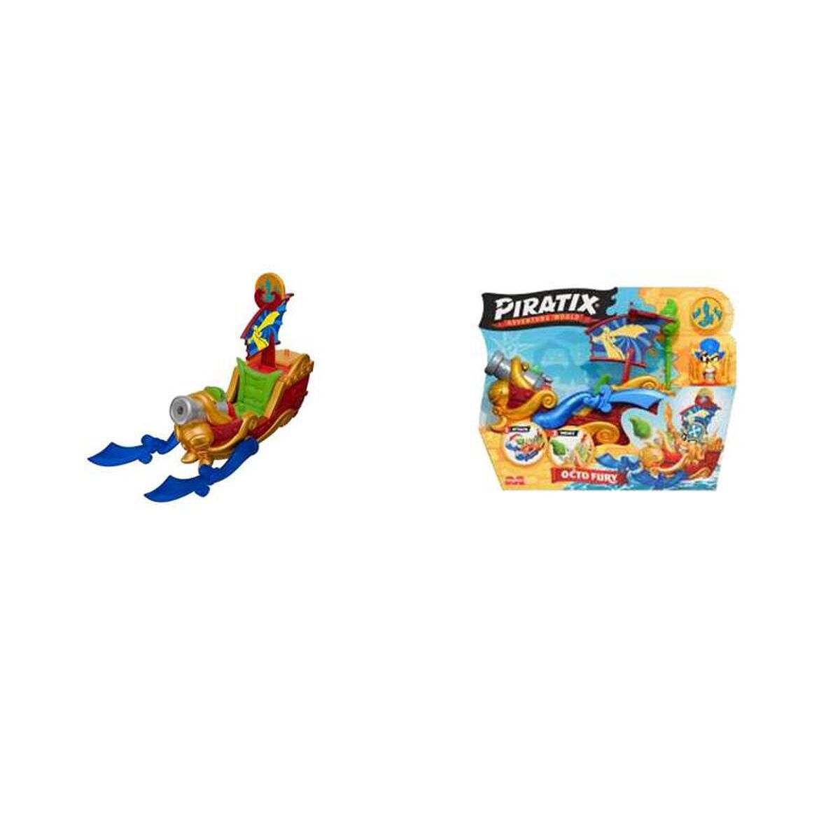 Playset Piratix Pirate Octo Fury 15,7 x 20 x 7,4 cm Playset Piratix Pirate Octo Fury 15,7 x 20 x 7,4 cm