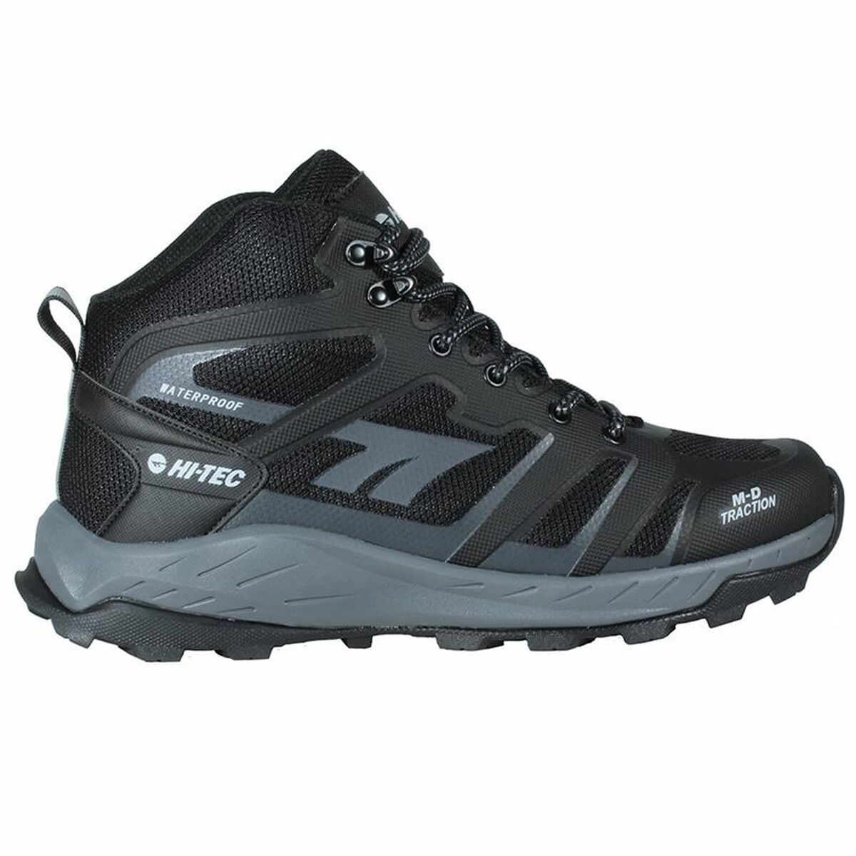 Hiking Boots Hi-Tec Toubkal Mid Waterproof Black Hiking Boots Hi-Tec Toubkal Mid Waterproof Black