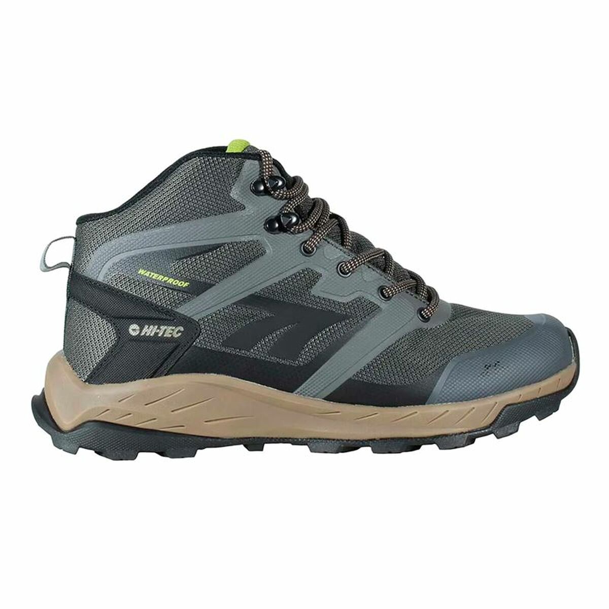 Hiking Boots Hi-Tec Toubkal Mid Wp Grey Hiking Boots Hi-Tec Toubkal Mid Wp Grey