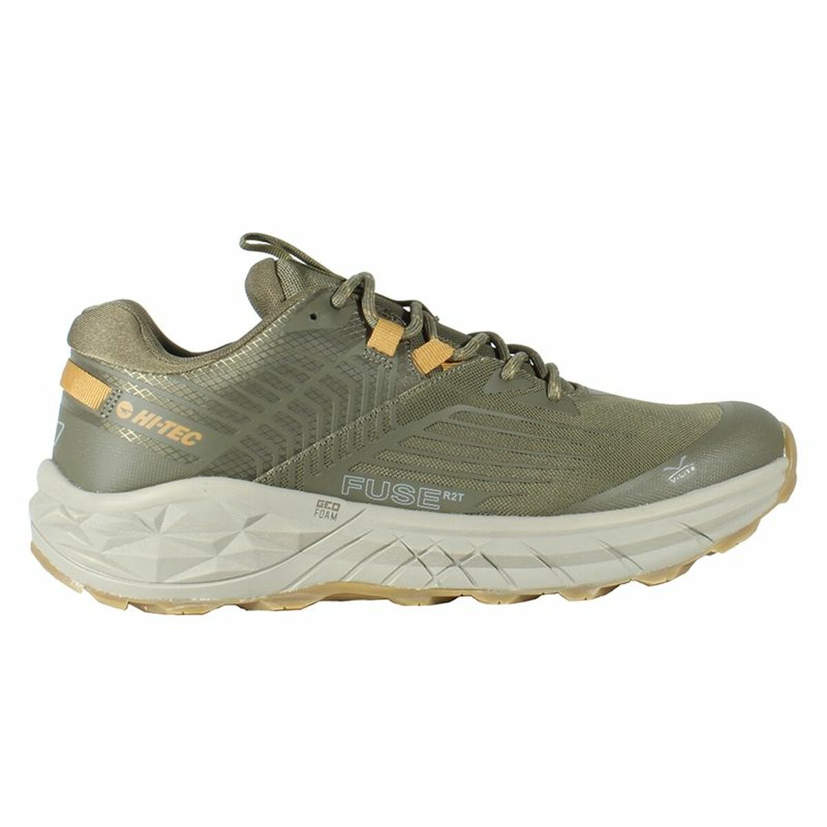Walking Shoes for Men Hi-Tec Fuse Trail Low Olive Walking Shoes for Men Hi-Tec Fuse Trail Low Olive