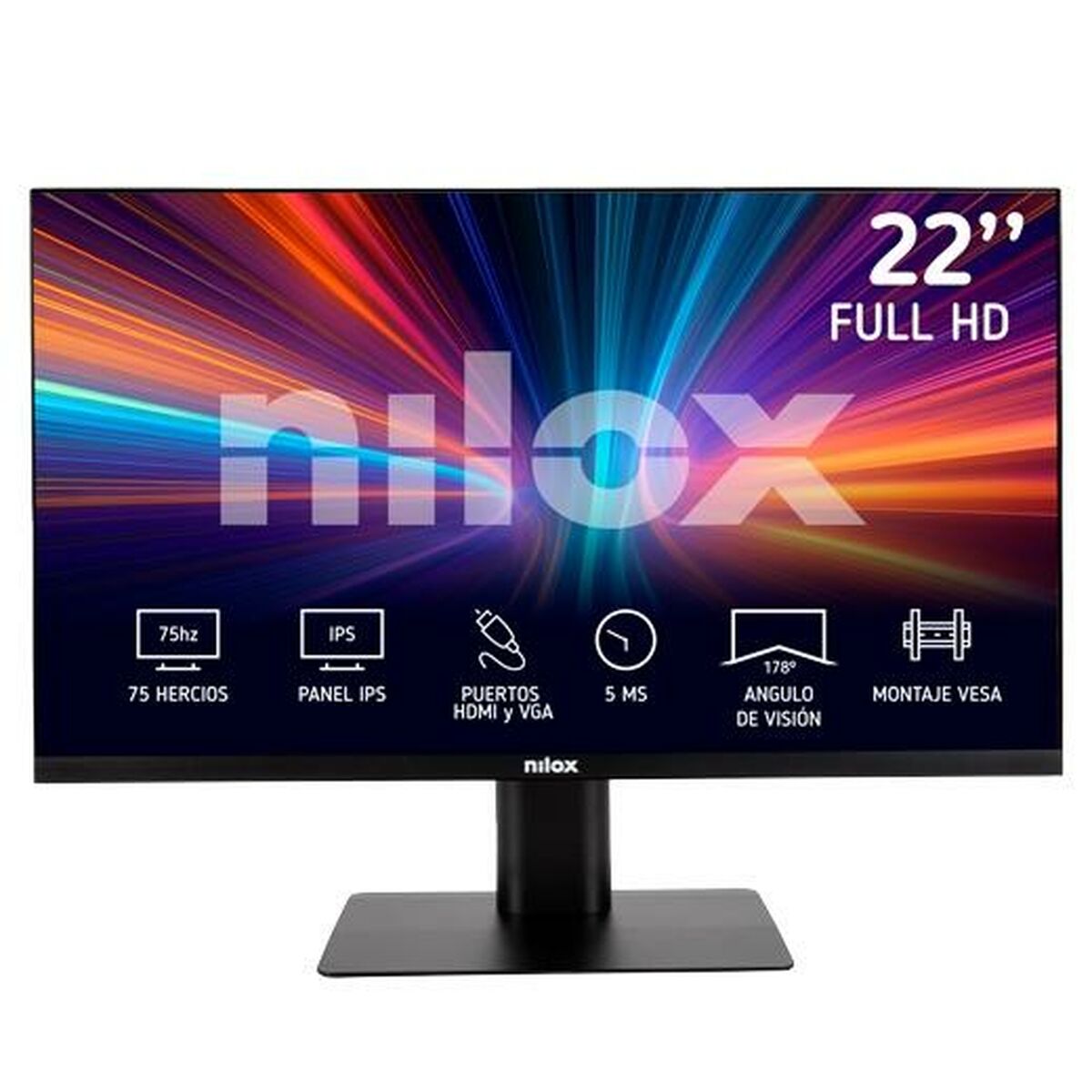 Monitor Nilox NXM22FHD11 Full HD 22″ 75 Hz