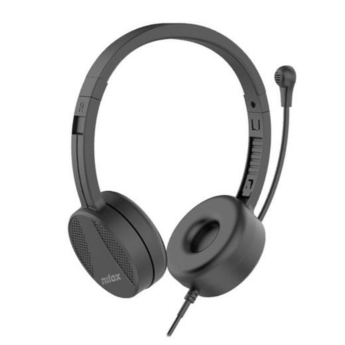 Headphones Nilox Black 1,8 m Headphones Nilox Black 1,8 m