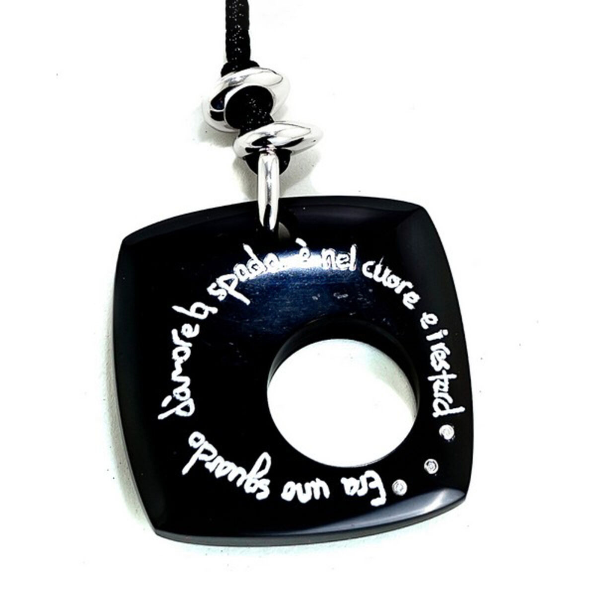 Ladies’ Necklace Demaria DM6TC036-NEGRO