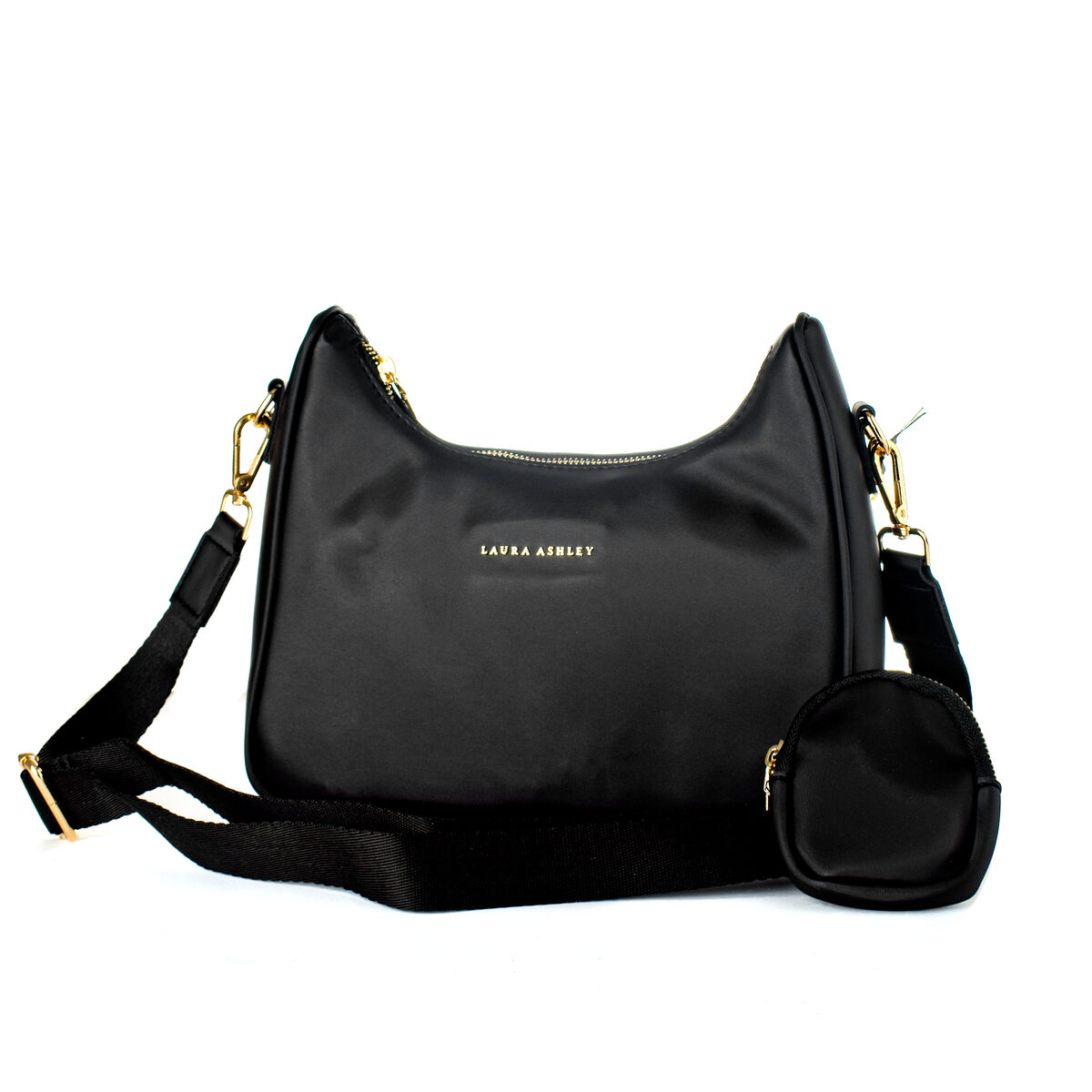 Women’s Handbag Laura Ashley CLARENCE-NOIR Black 25 x 20 x 10 cm