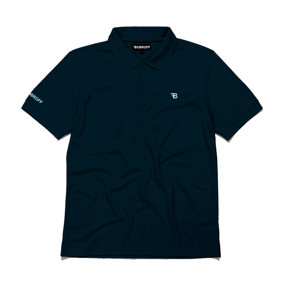 Men’s Short Sleeve Polo Shirt Bobroff Navy Men’s Short Sleeve Polo Shirt Bobroff Navy