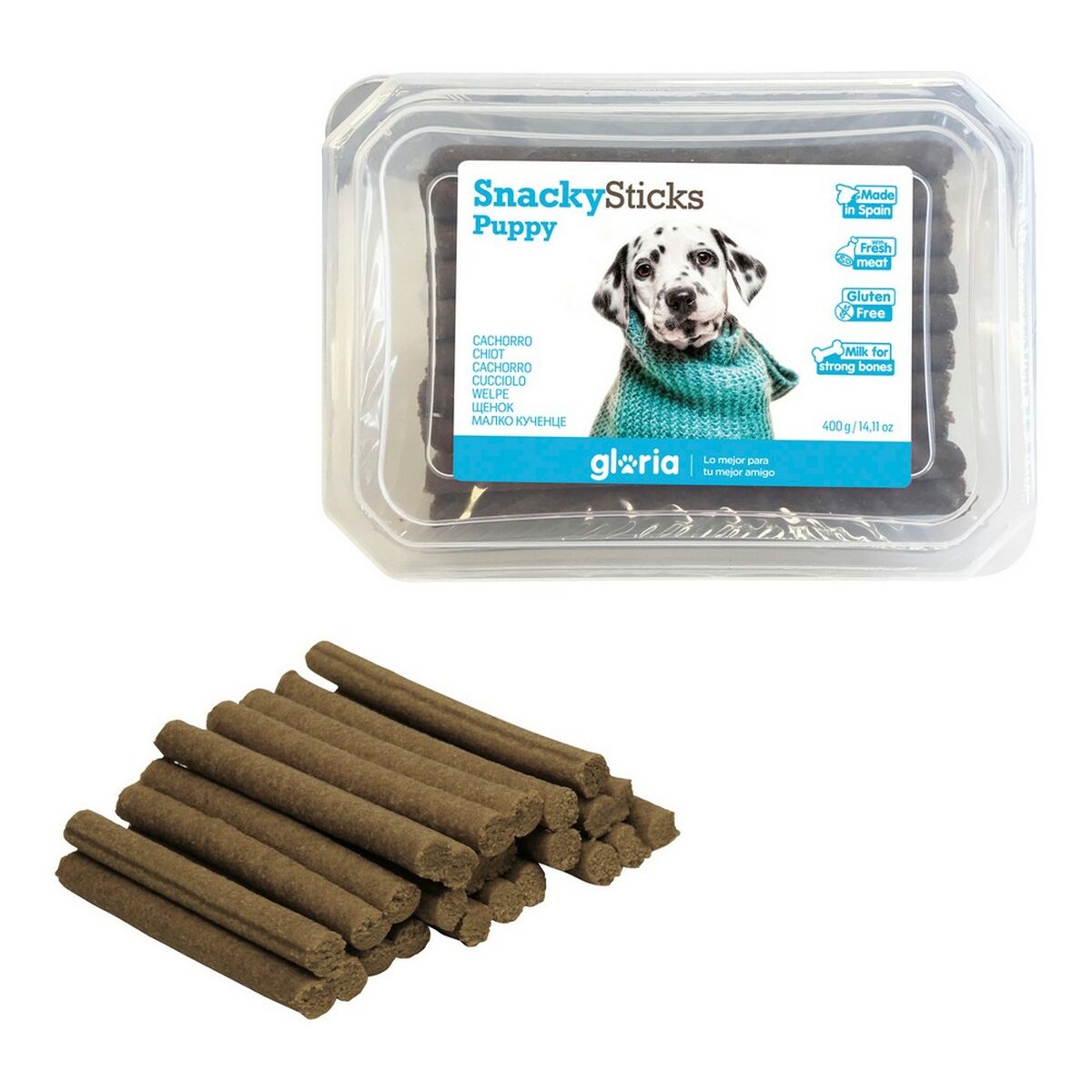 Dog Snack Gloria Snackys Sticks Puppy (800 g) (800 g) Dog Snack Gloria Snackys Sticks Puppy (800 g) (800 g)