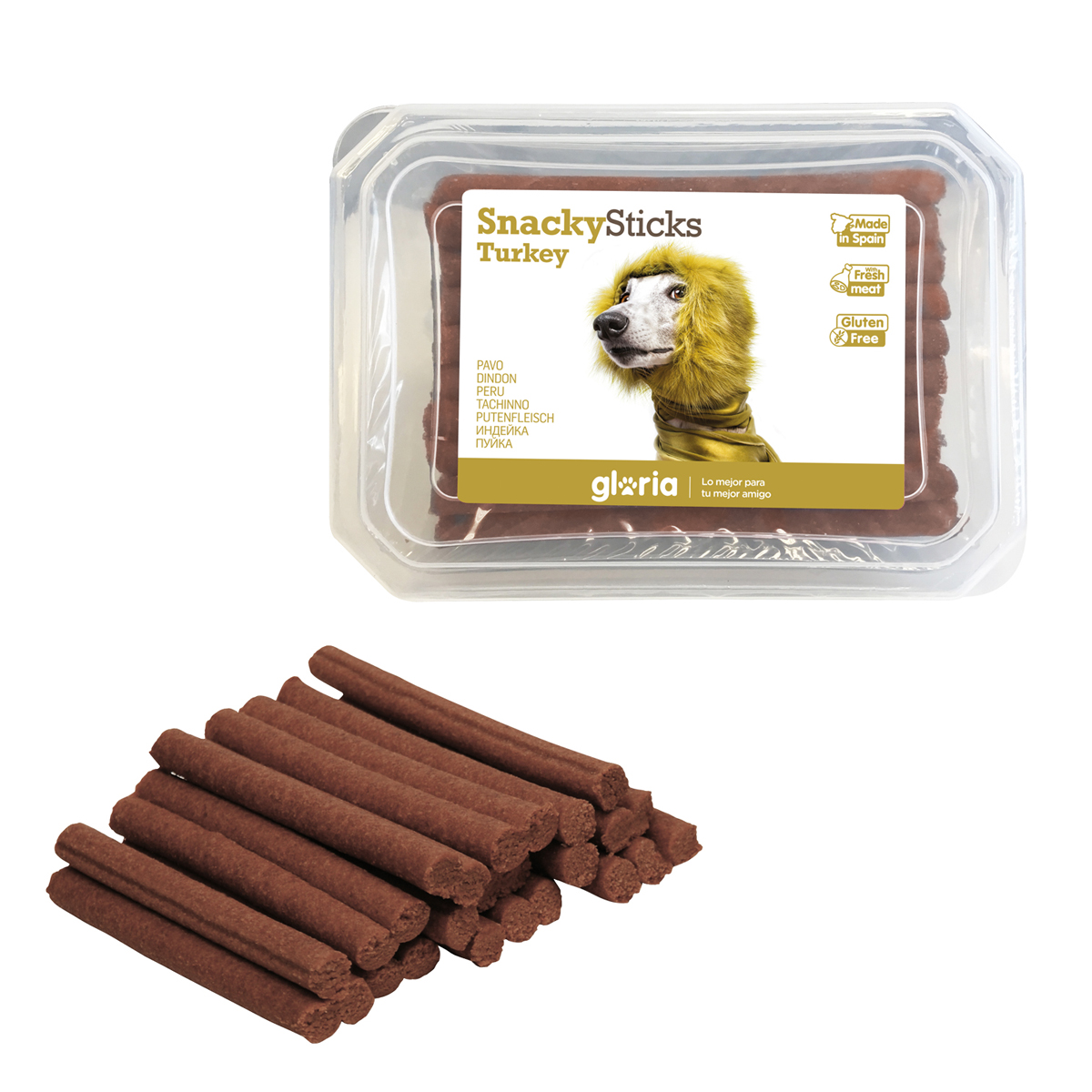 Dog Snack Gloria Snackys Sticks Chicken Turkey Small bars (800 g) Dog Snack Gloria Snackys Sticks Chicken Turkey Small bars (800 g)