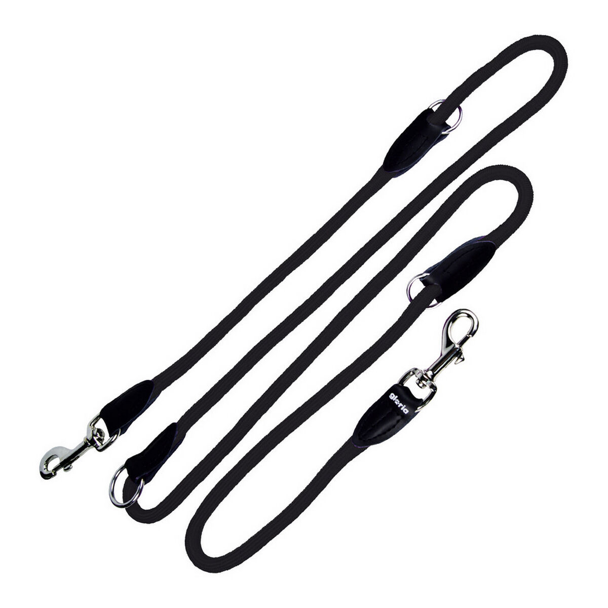 Dog Lead Gloria Multi-position Black (1.2 x 200 cm) Dog Lead Gloria Multi-position Black (1.2 x 200 cm)