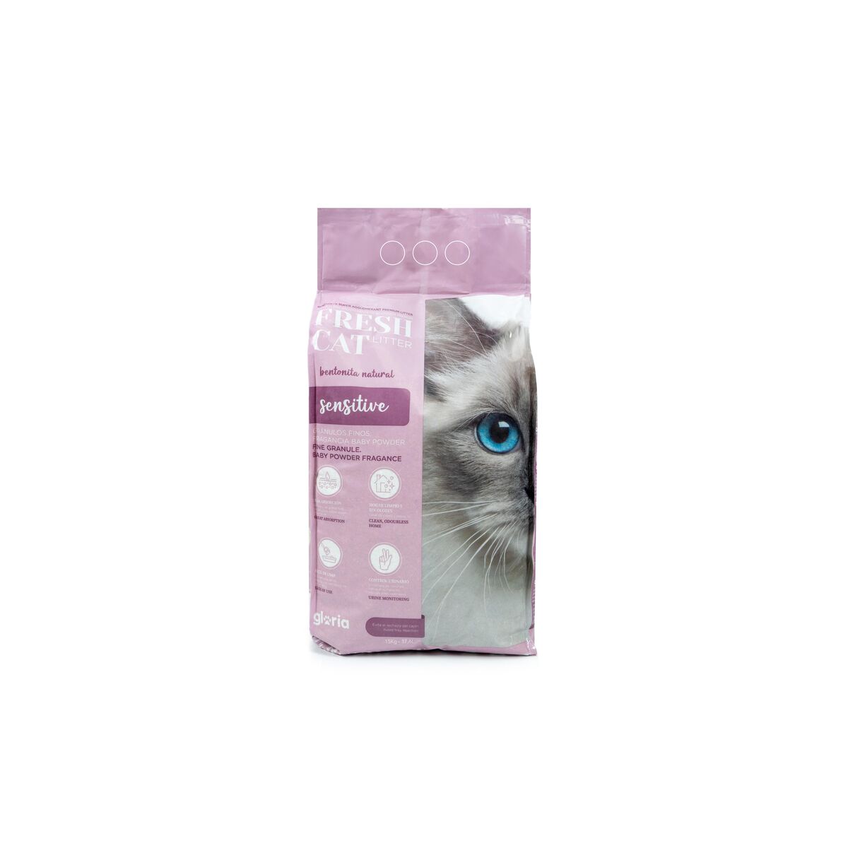 Cat Litter Gloria Bentonita Premium Sensitive 15 kg Cat Litter Gloria Bentonita Premium Sensitive 15 kg