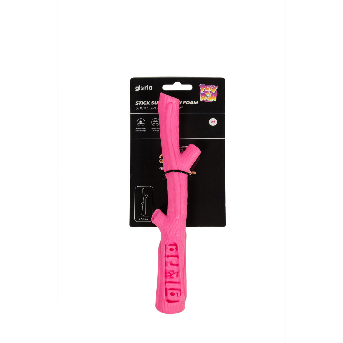 Dog toy Gloria PLAY AND RUN Pink M 27,5 cm Dog toy Gloria PLAY AND RUN Pink M 27,5 cm
