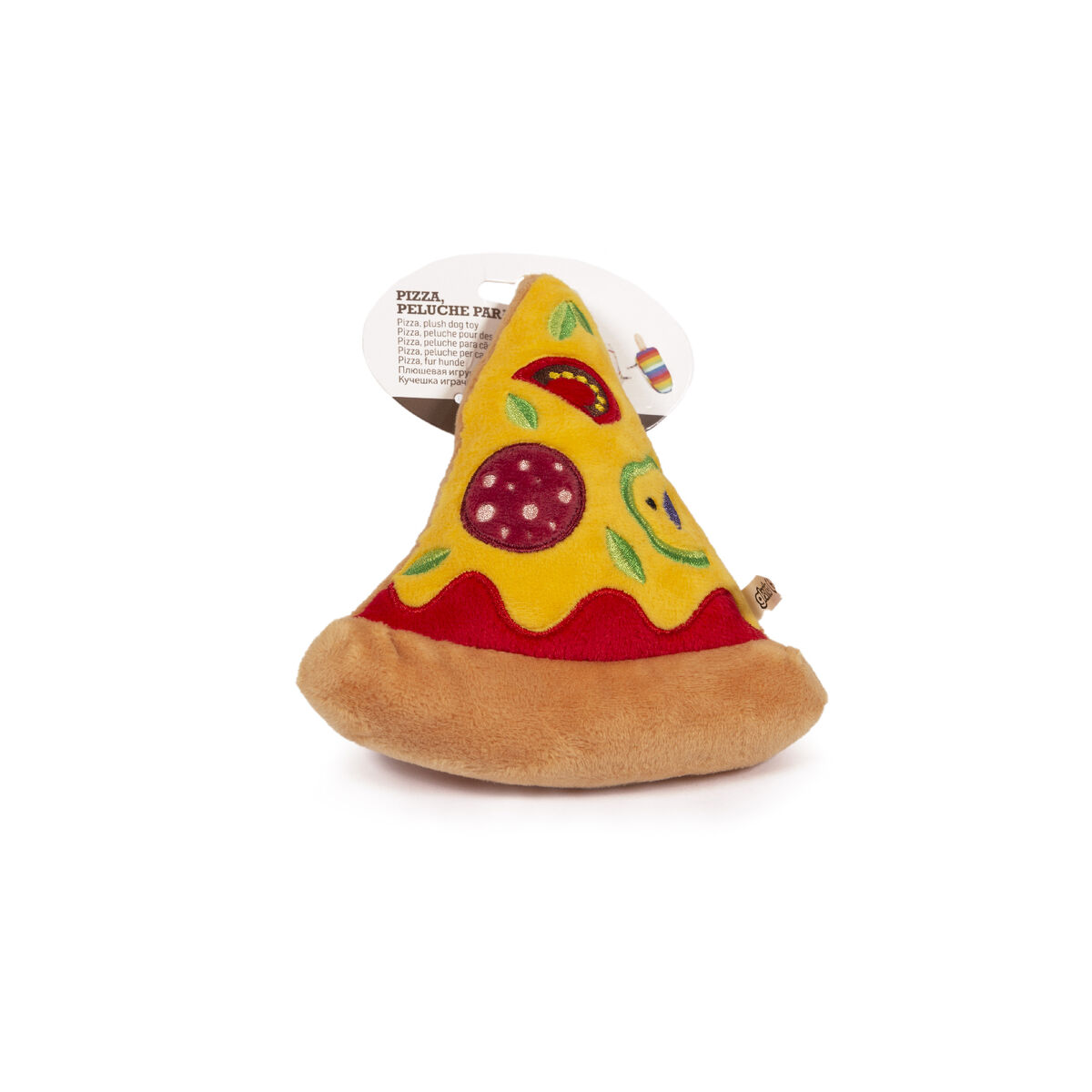Soft toy for dogs Gloria Pizza Multicolour Polyester polypropylene Soft toy for dogs Gloria Pizza Multicolour Polyester polypropylene