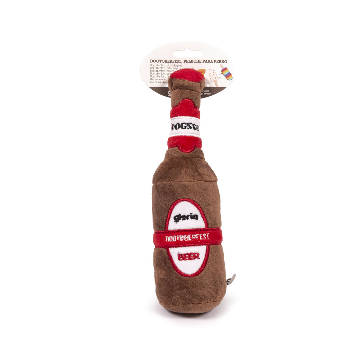 Soft toy for dogs Gloria DOGTOBERFEST Brown Polyester polypropylene