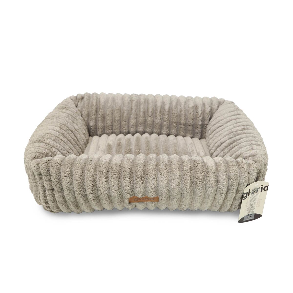 Dog Bed Gloria BELLVER Grey M 80 x 60 x 20 cm