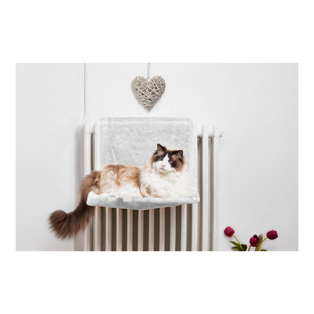 Hanging Cat Hammock Gloria Bora Bora White 45 x 26 x 31 cm Hanging Cat Hammock Gloria Bora Bora White 45 x 26 x 31 cm