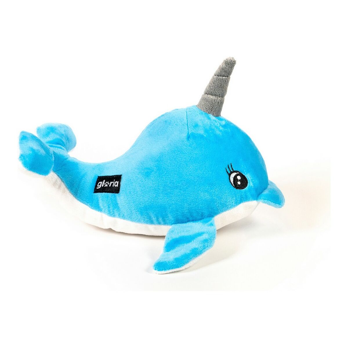 Soft toy for dogs Gloria Nuka 11 x 25 x 13 cm Narwhal Polyester polypropylene Soft toy for dogs Gloria Nuka 11 x 25 x 13 cm Narwhal Polyester polypropylene