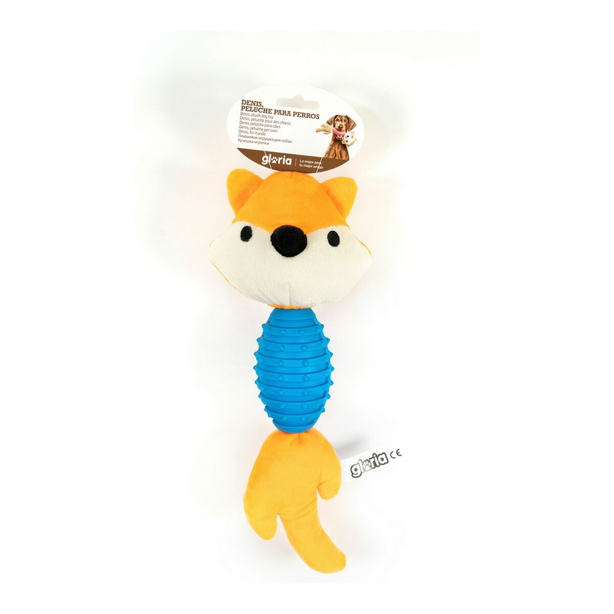 Dog chewing toy Gloria Denis with sound polypropylene Fox Dog chewing toy Gloria Denis with sound polypropylene Fox