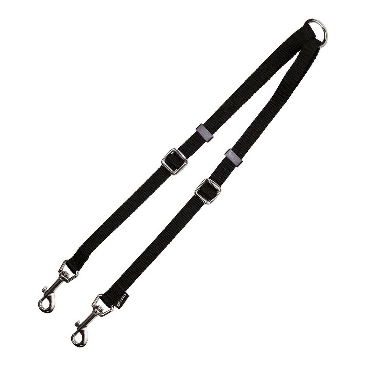 Coupling for 2-dog lead Gloria Black (1.6 x 35-56 cm) (1.6 x 35-56 cm) Coupling for 2-dog lead Gloria Black (1.6 x 35-56 cm) (1.6 x 35-56 cm)