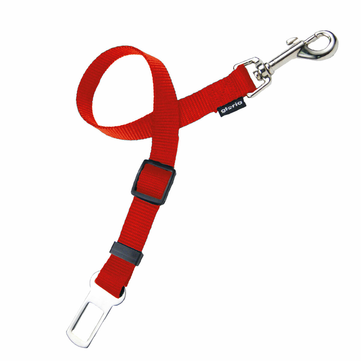 Safety Belt Hook for Dogs Gloria Red 2 x 45 cm Safety Belt Hook for Dogs Gloria Red 2 x 45 cm