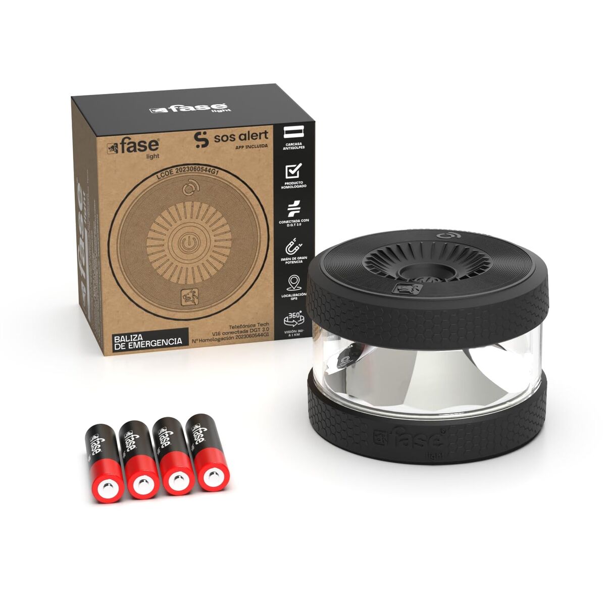 V16 Emergency Beacon connected DGT 3.0 Fase 112664.V01