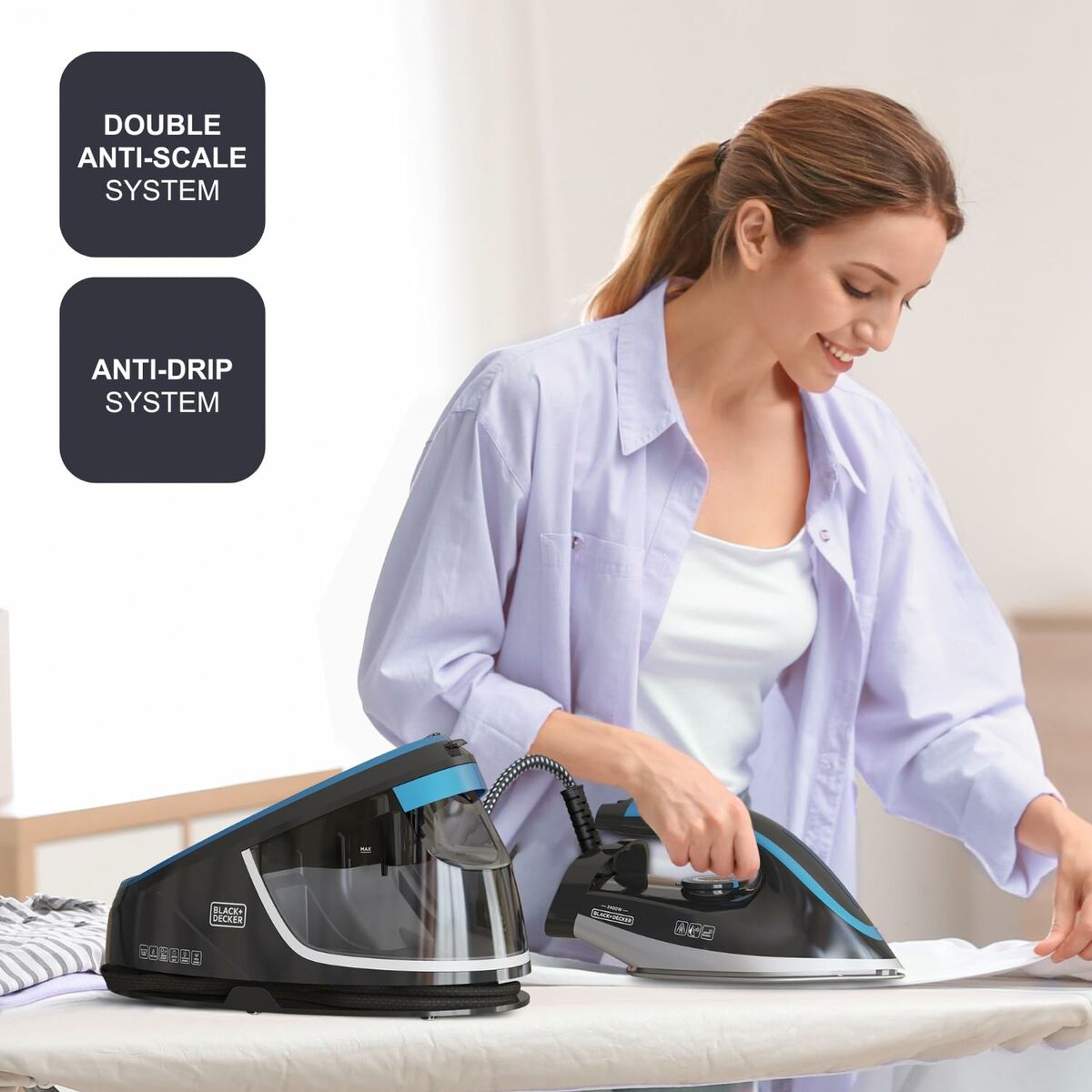 Steam Generating Iron Black & Decker BXSS2401E 2400 W