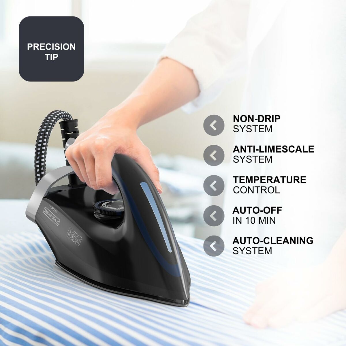 Steam Iron Black & Decker ES9180320B 2800 W