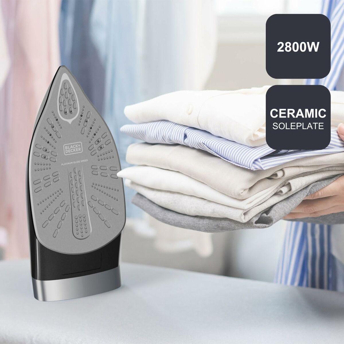 Steam Iron Black & Decker ES9180320B 2800 W