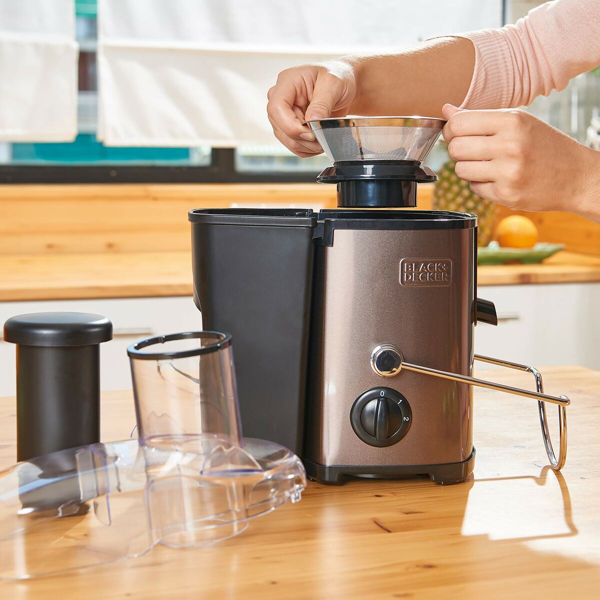 Liquidiser Black & Decker 1,2 L 600 W Black Grey