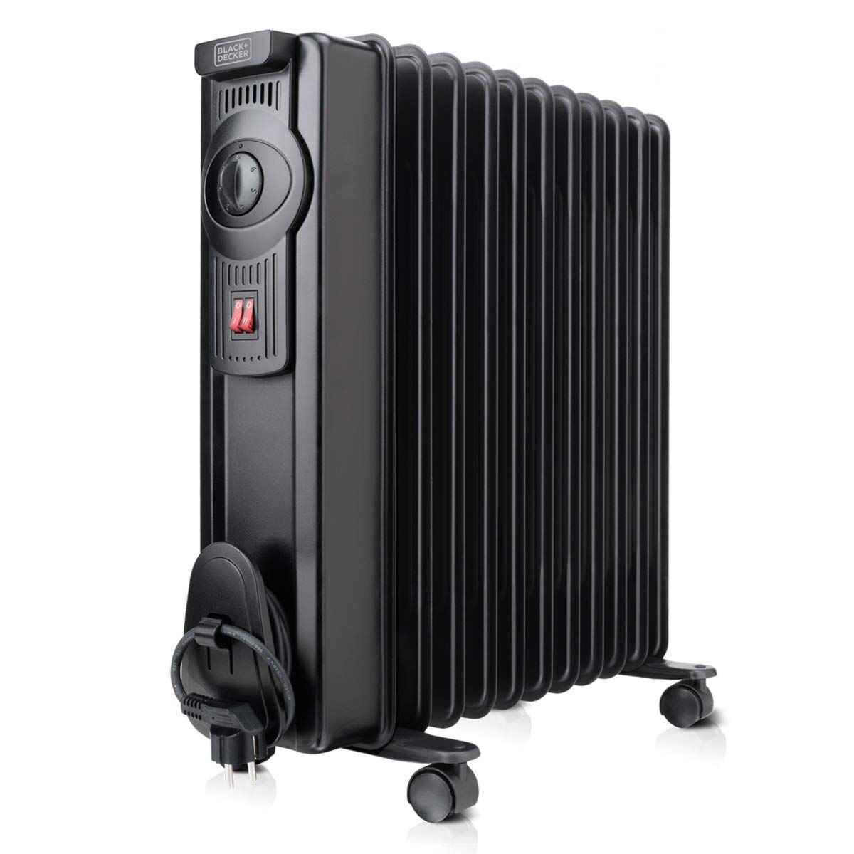 Oil-filled Radiator (11 chamber) Black & Decker BXRA2000E Black 2000 W