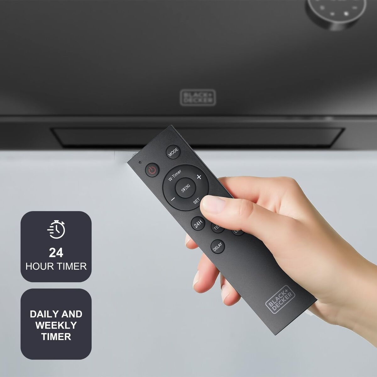 Heater Black & Decker BXWSH2001E Black 2000 W