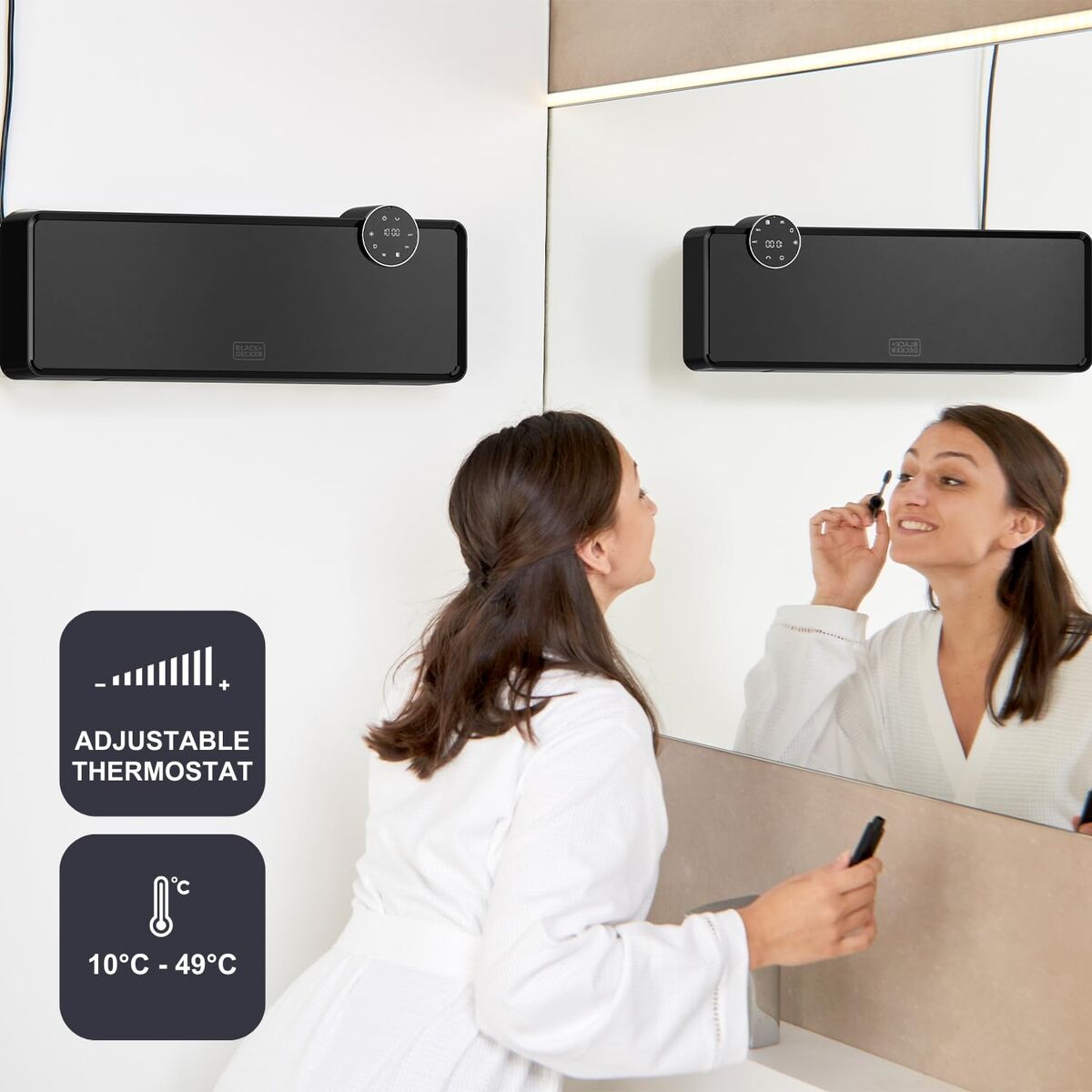 Heater Black & Decker BXWSH2001E Black 2000 W