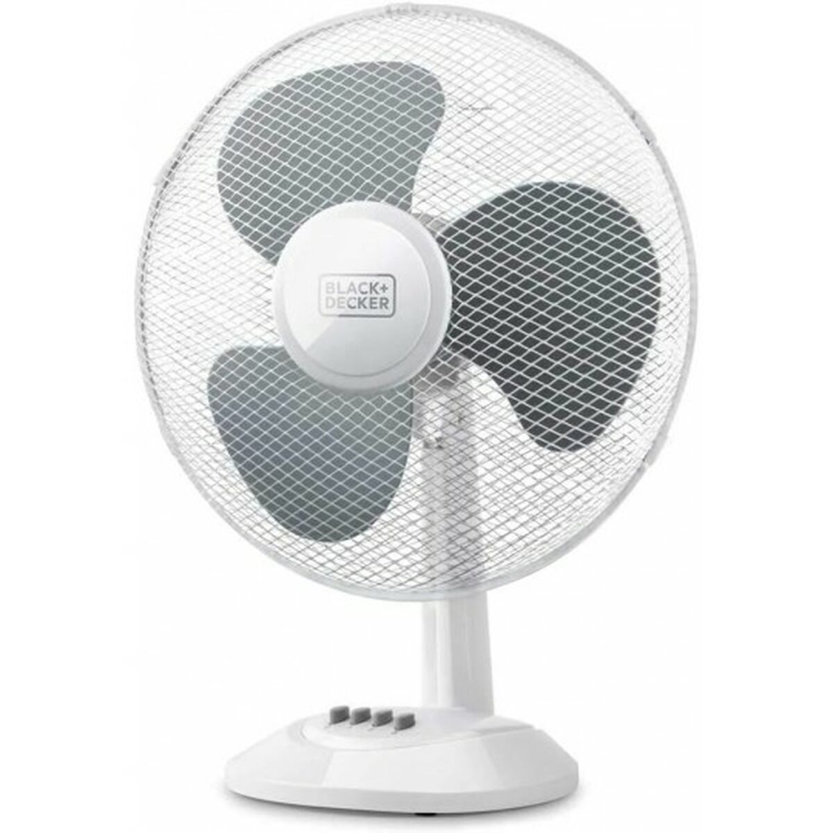 Table Fan Black & Decker ES9440030B White Black 40 W