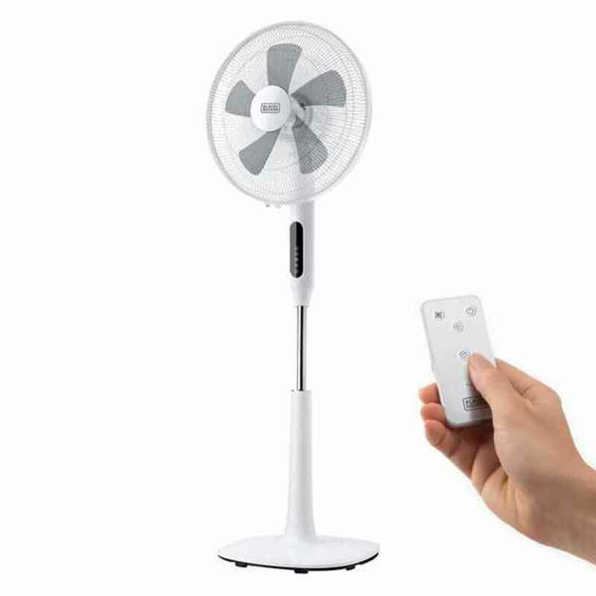 Freestanding Fan Black & Decker ES9440170B 135 cm 50 W White Freestanding Fan Black & Decker ES9440170B 135 cm 50 W White