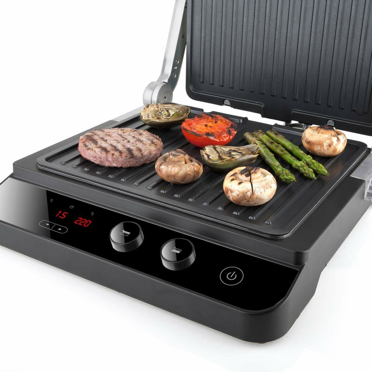 Electric Barbecue Black & Decker BXGR2000E Black 2000 W
