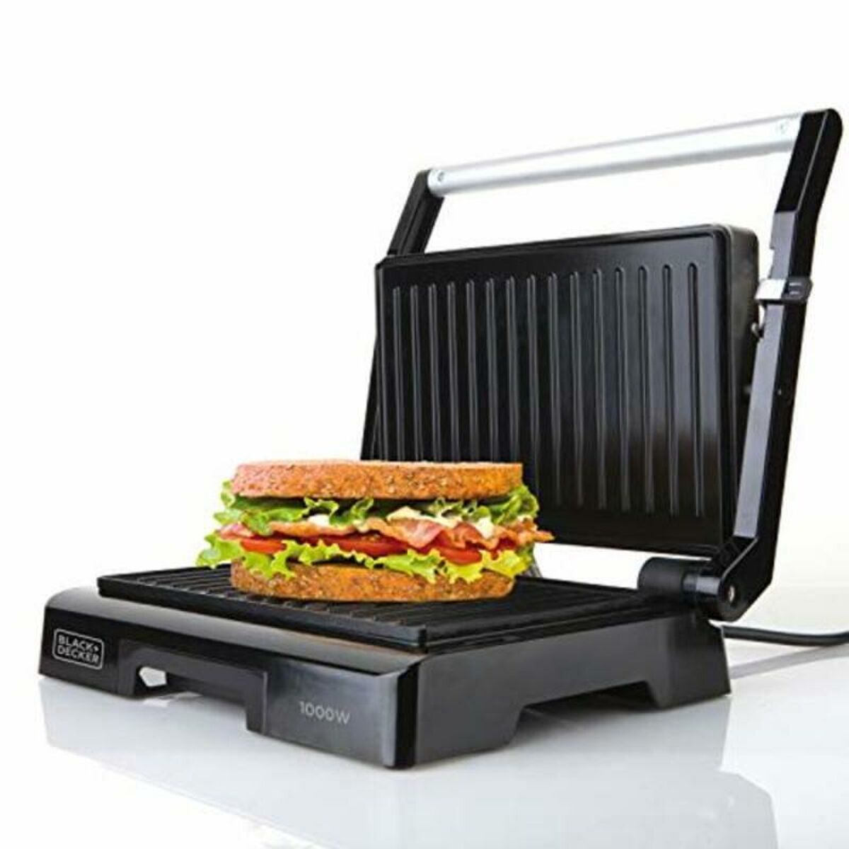 Electric Barbecue Black & Decker BXGR1000E 23 x 14,5 cm 1000 W Electric Barbecue Black & Decker BXGR1000E 23 x 14,5 cm 1000 W