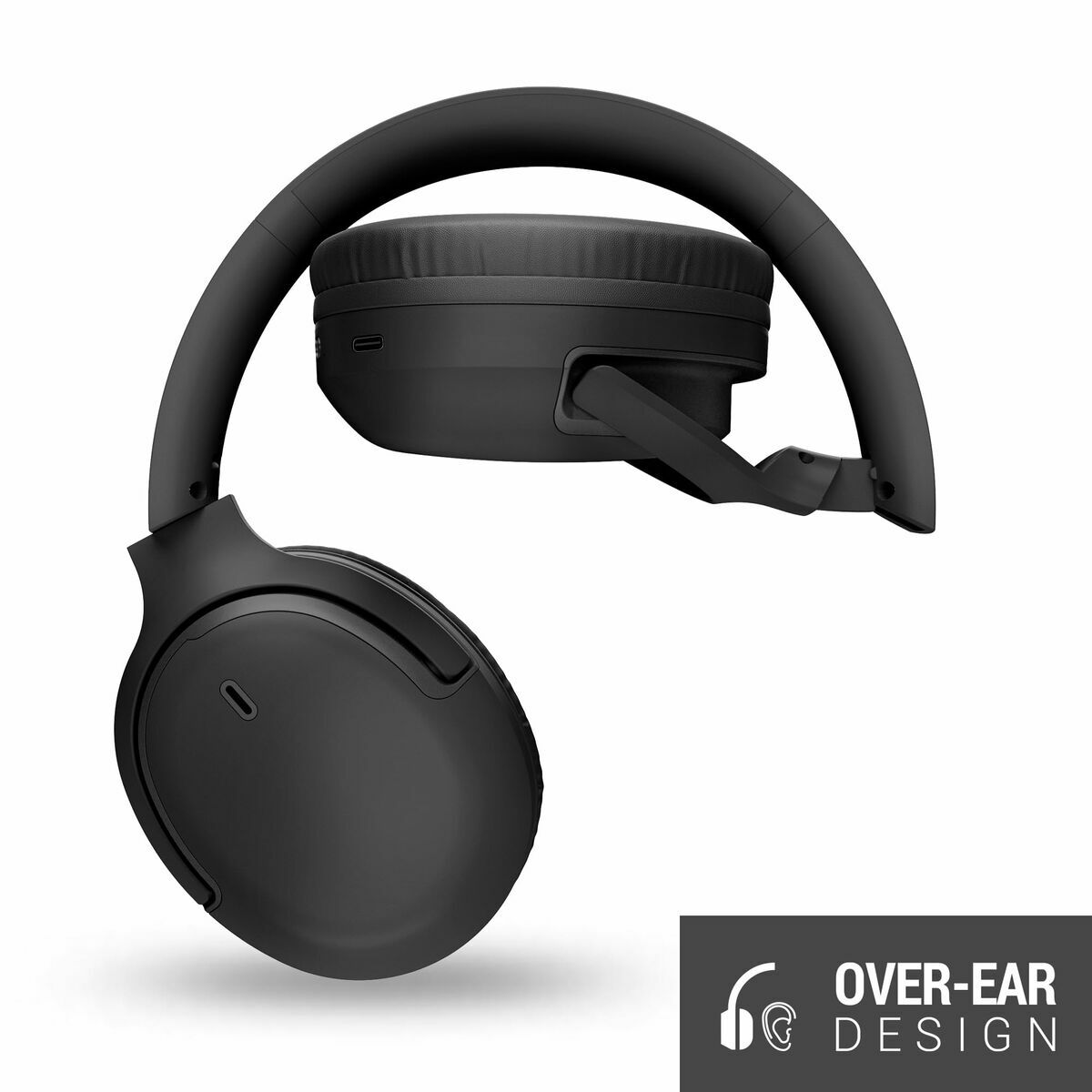 Headphones with Headband Energy Sistem 459674 Black