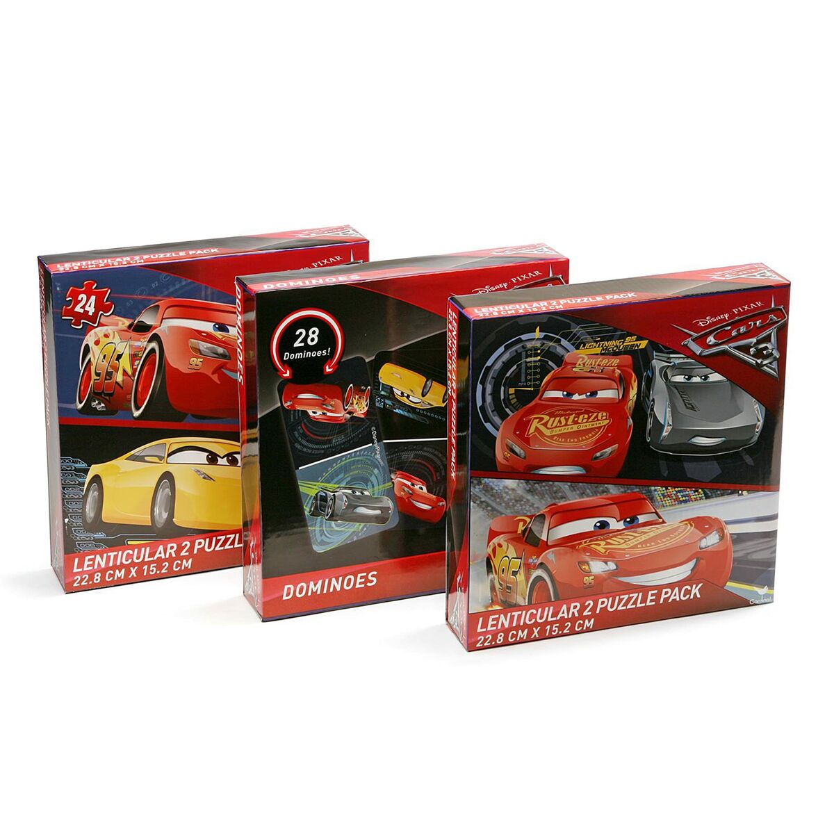 Puzzle and dominoes set Cars 3 Units Puzzle and dominoes set Cars 3 Units